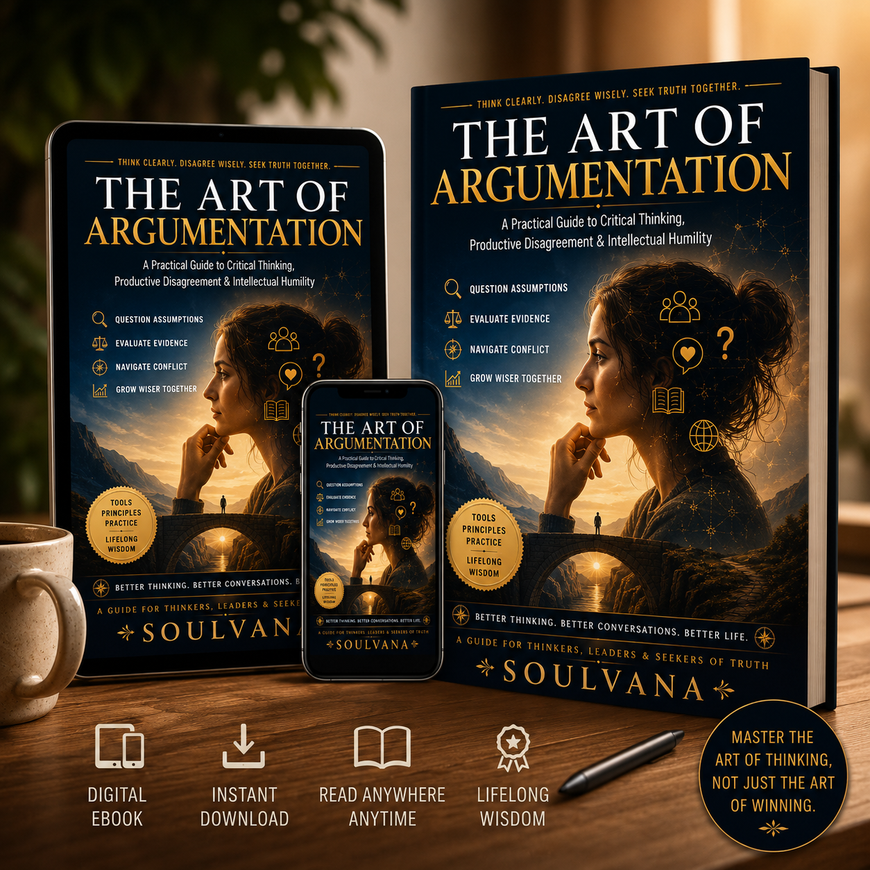 The Art of Argumentation – Complete Digital Wisdom Bundle | eBook, Audiobook, Printable Wall Art & Desktop Wallpaper - Image 7