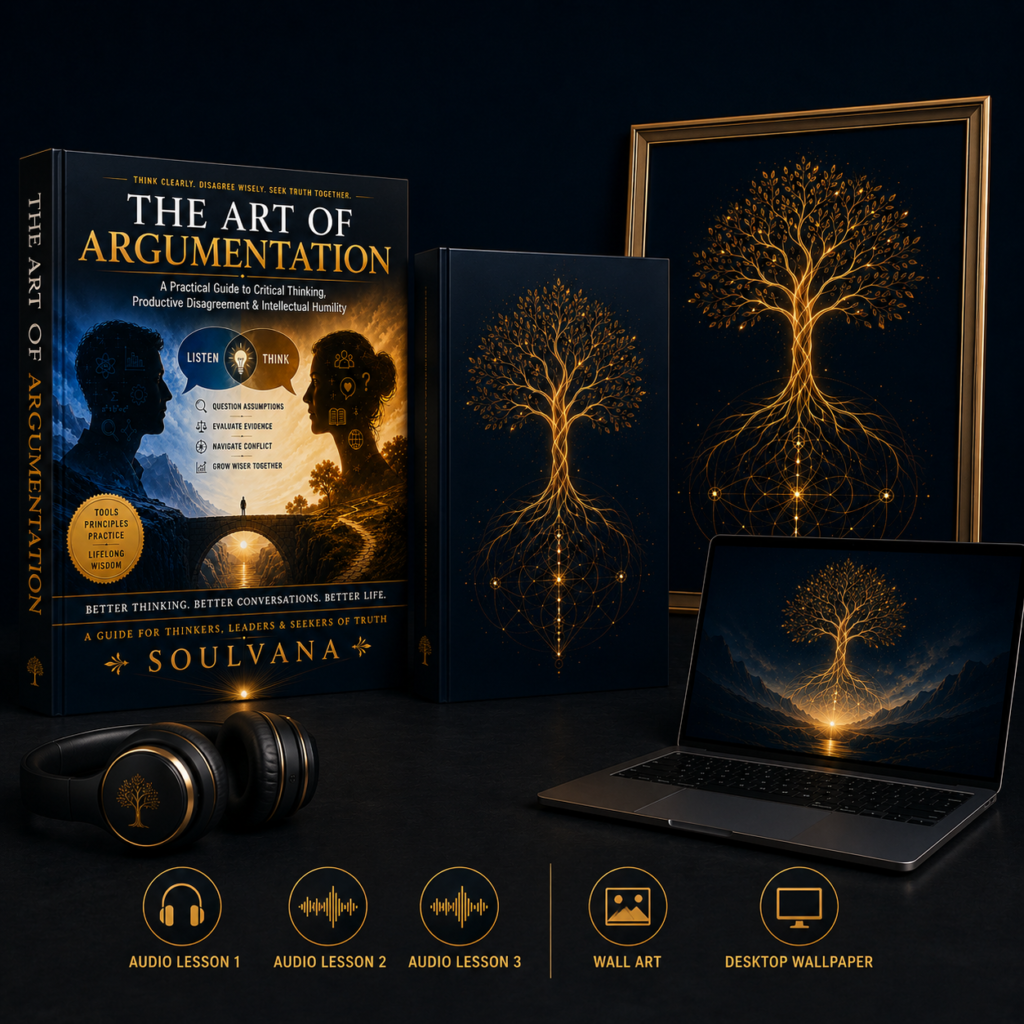 The Art of Argumentation – Complete Digital Wisdom Bundle | eBook, Audiobook, Printable Wall Art & Desktop Wallpaper